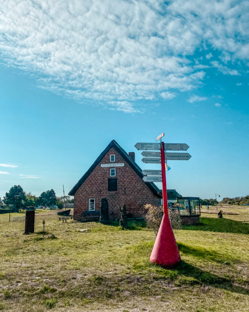 Fischereimuseum auf Hiddensee in Neuendorf, untergebracht im Reusenschuppen "Luett Partie"