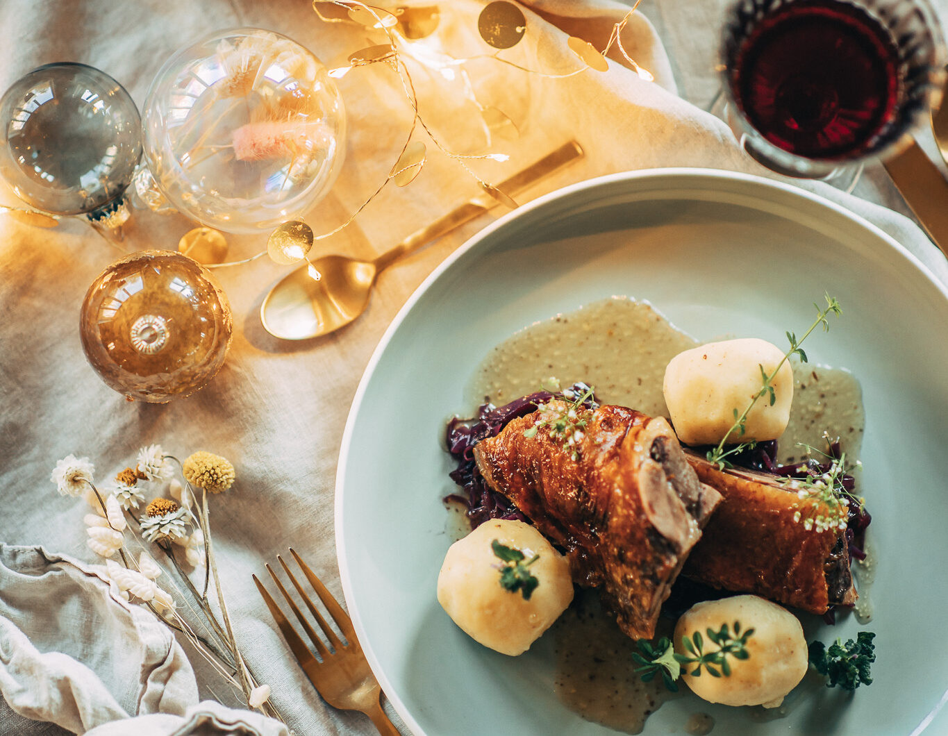 Klassischer Gänsebraten - Gans ganz regional