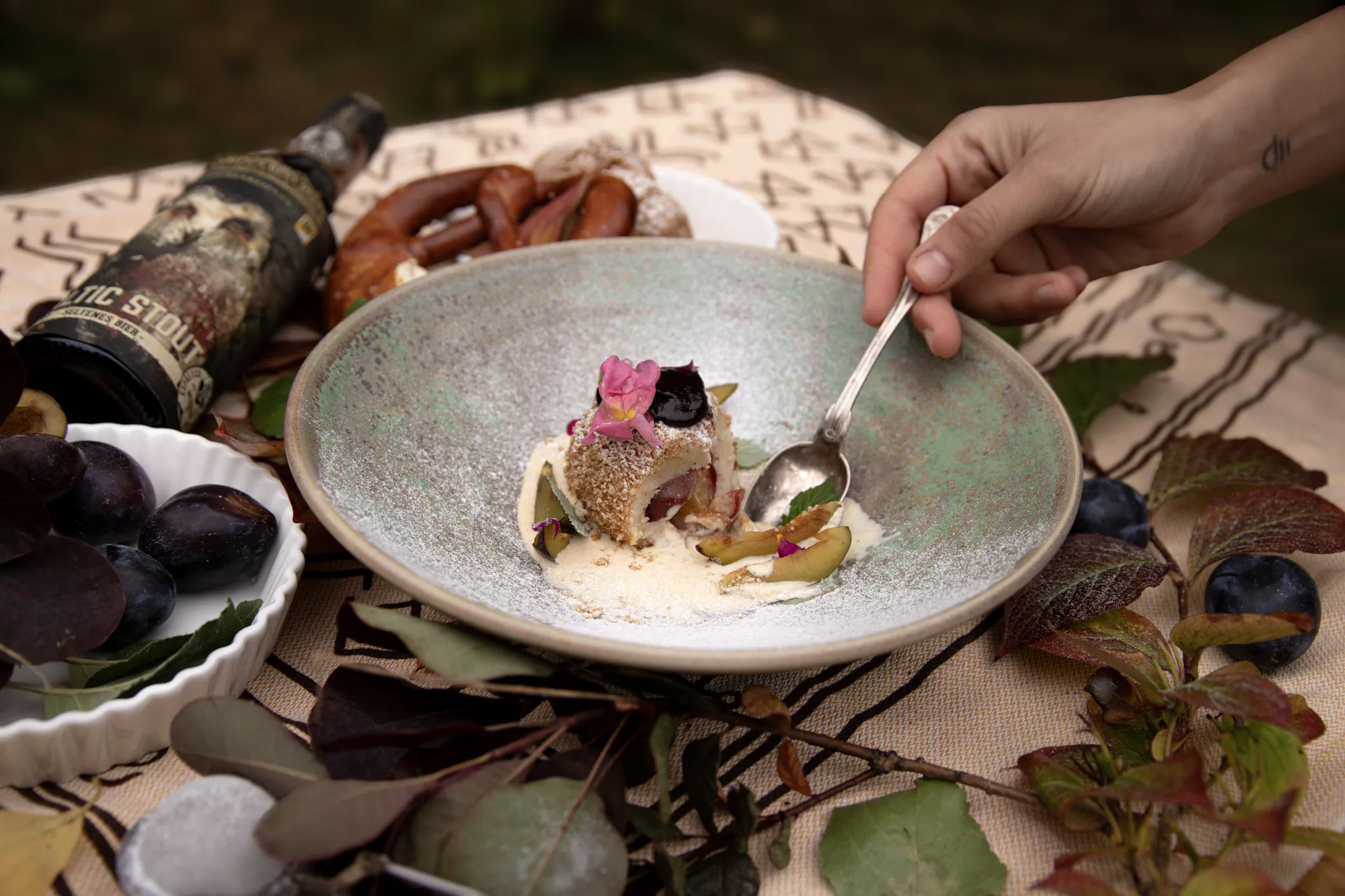 Zwetschgenknoedel rezept mit insel brauerei bier titel