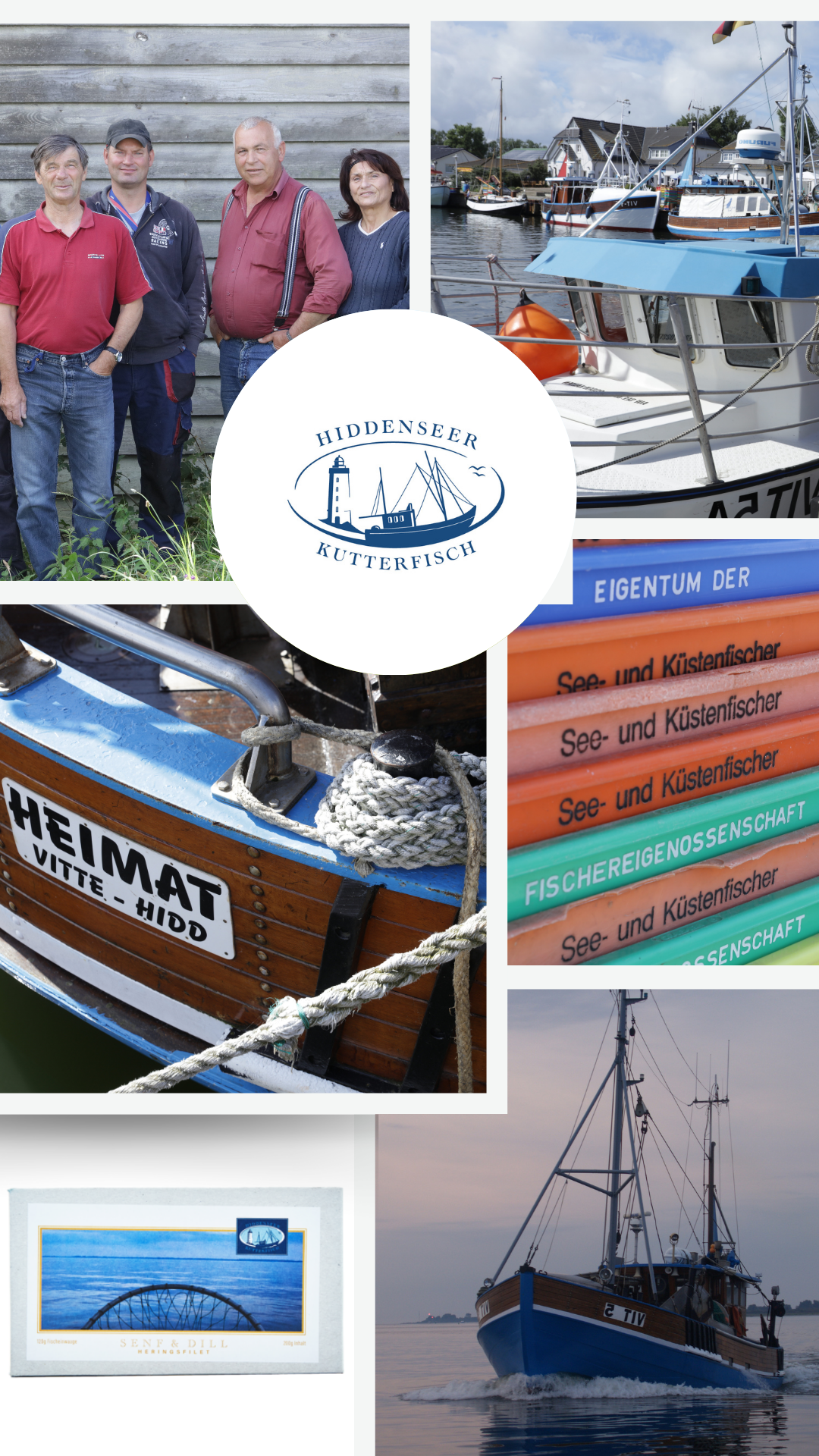 Hiddenseer Kutterfisch Collage