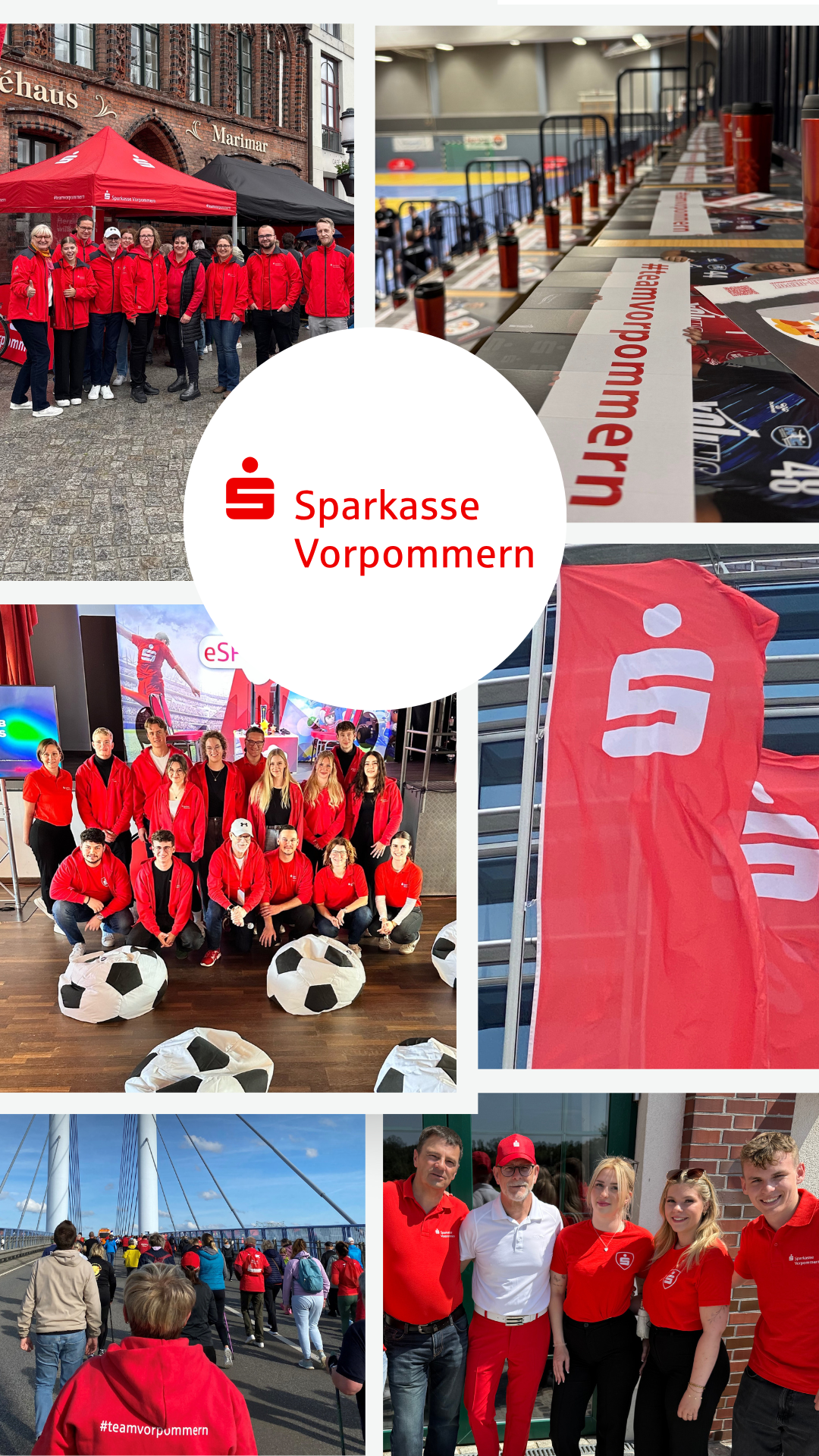 Unternehmenscollage Sparkasse