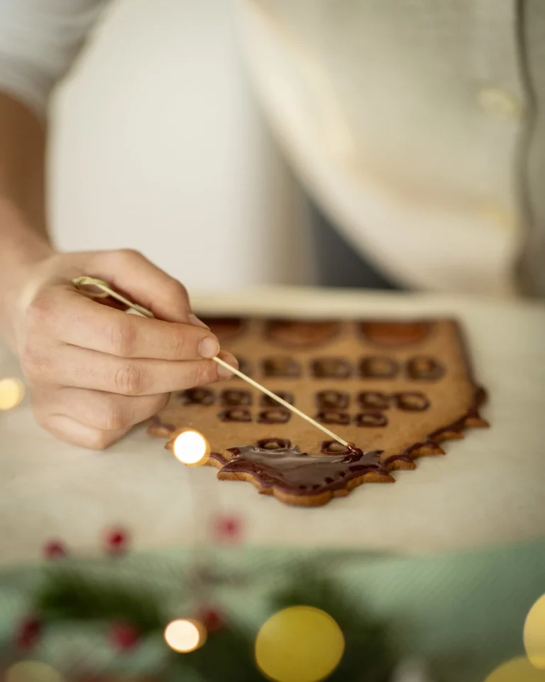 pfefferkuchenhaus verziehren