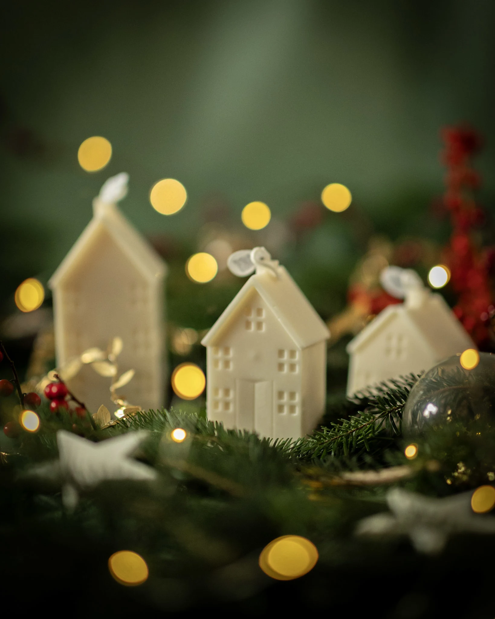 tuerchen 5 kuestenleuchten kerzen set haeuser