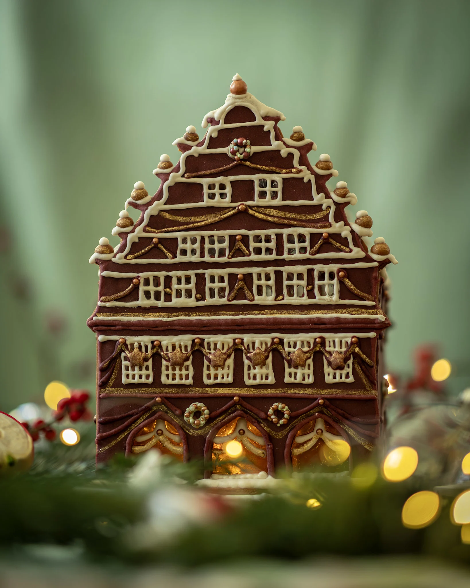 tuerchen 6 pfefferkuchenhaus online adventskalender frontansicht