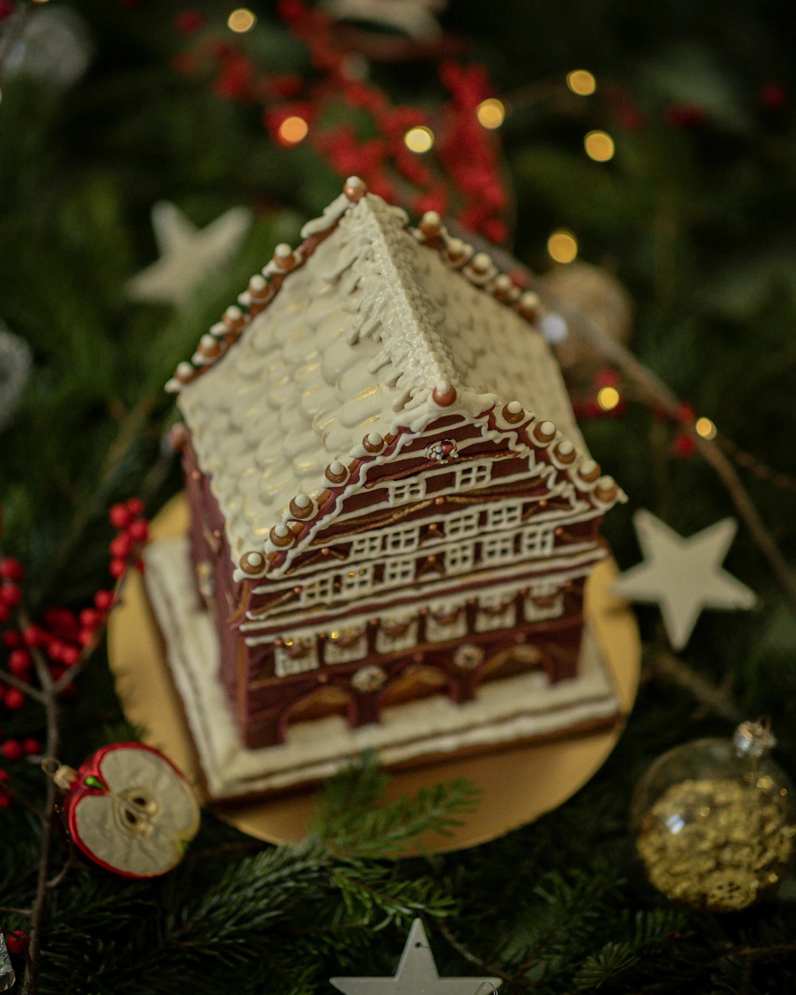 Pfefferkuchenhaus von oben