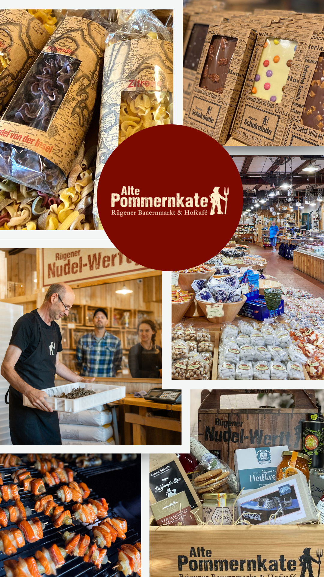 Türchen 8 Collage Alte Pommernkate