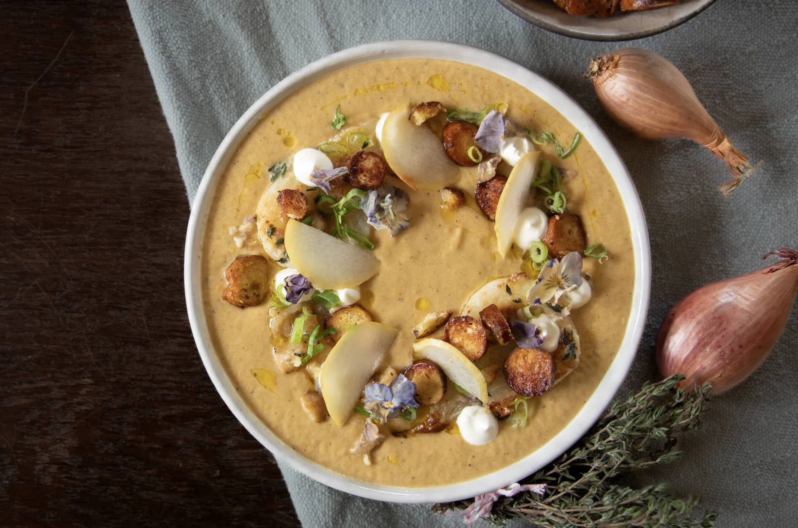 Herbstliche Maronensuppe