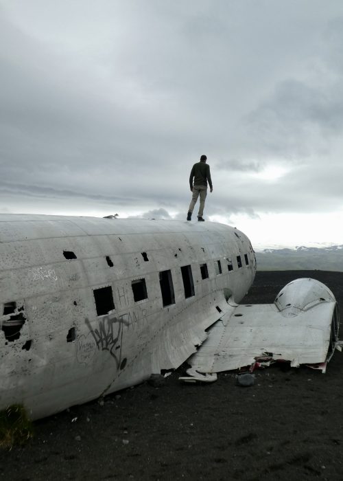 Flugzeugwrack Island