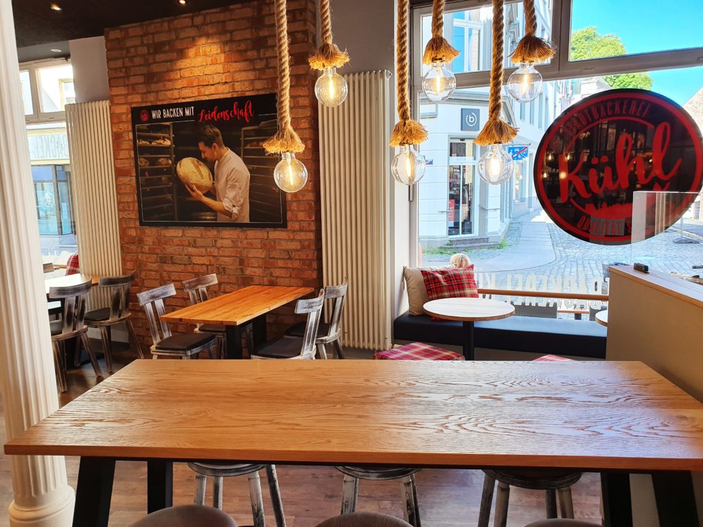 Café in der Altstadt von Stralsund Gutes aus Vorpommern